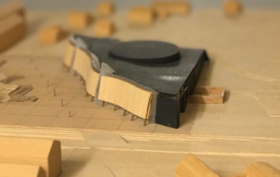 modelbillede af schmidt hammer lassen arkitektfirma