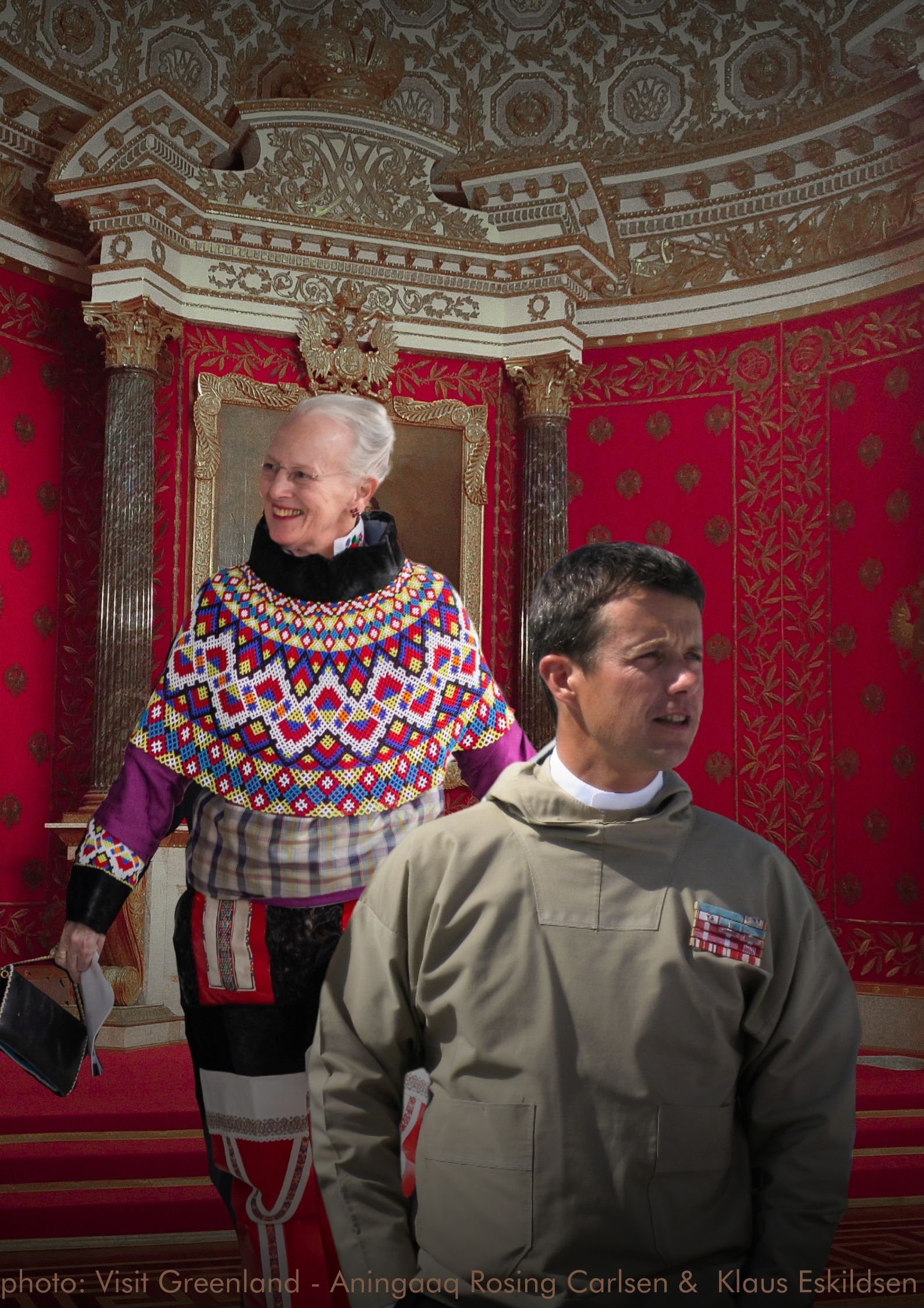 Kronprins Frederik X kunnginngornera, Dronning Margrethe
